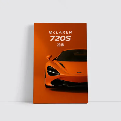 McLaren 720S 2018 Orange Studio Shot
