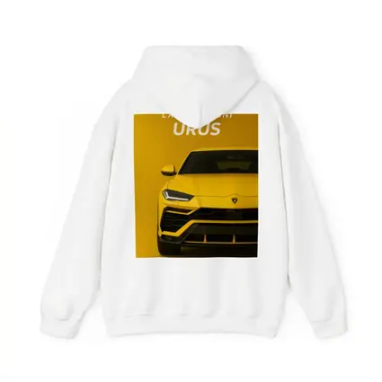 Lamborghini Urus Yellow Front View Art