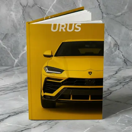 Lamborghini Urus Yellow Front View Art