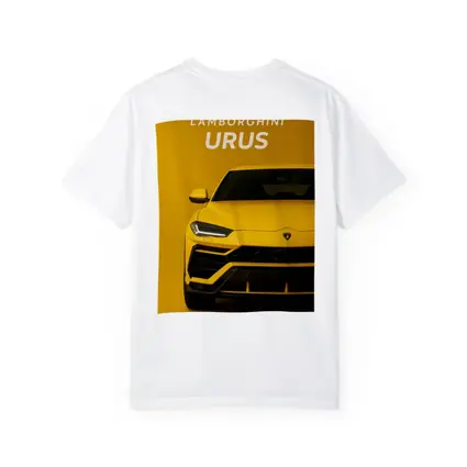 Lamborghini Urus Yellow Front View Art