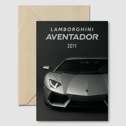 Lamborghini Aventador 2011 Dark Gray Background