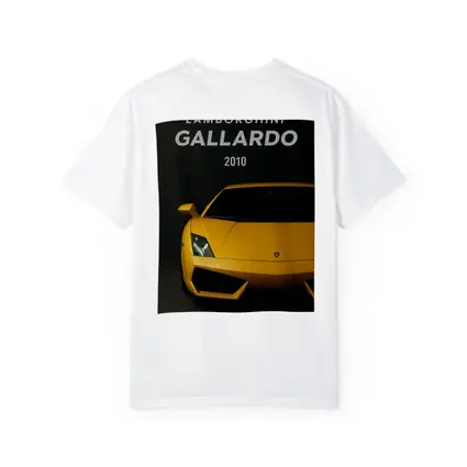 Lamborghini Gallardo Yellow Front View Dark