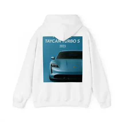 Porsche Taycan Turbo S Blue Front View