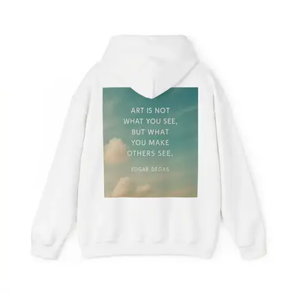 Edgar Degas Art Quote Sky Background