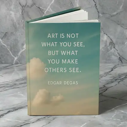 Edgar Degas Art Quote Sky Background