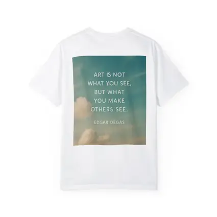 Edgar Degas Art Quote Sky Background