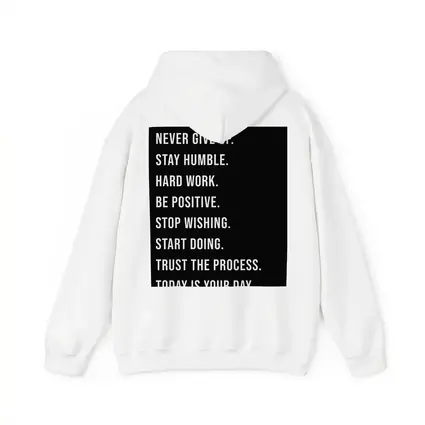 No Excuses Hard Work Motivational Quote Black