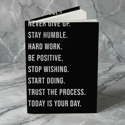 No Excuses Hard Work Motivational Quote Black
