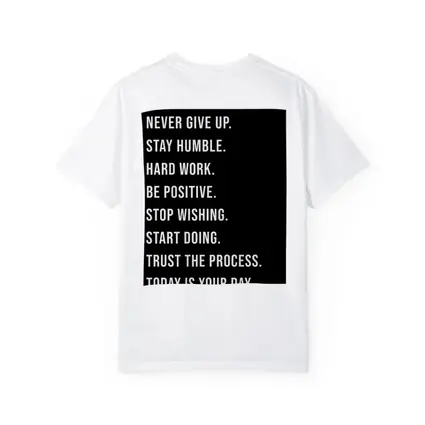 No Excuses Hard Work Motivational Quote Black