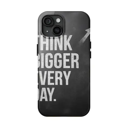 Think Bigger Every Day Chalkboard Motivational Art