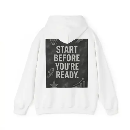 Start Before You Are Ready Chalkboard Quote