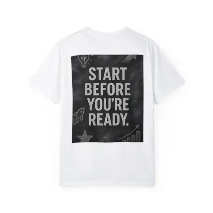 Start Before You Are Ready Chalkboard Quote