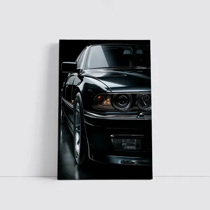 BMW M5 Black Studio Dark Background