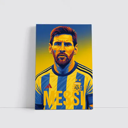 Messi Argentina Soccer Player Pop Art