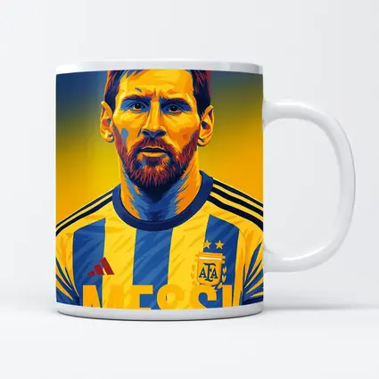 Messi Argentina Soccer Player Pop Art