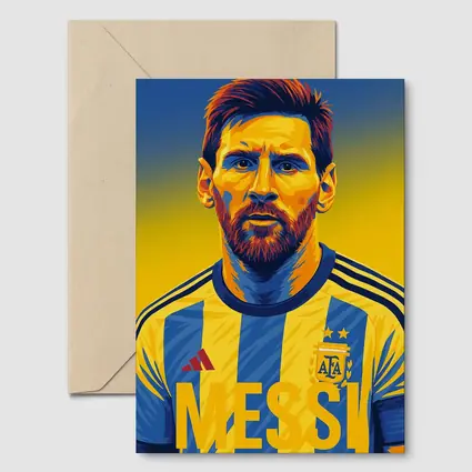 Messi Argentina Soccer Player Pop Art