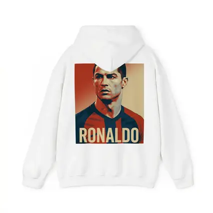 Ronaldo Soccer Player Bold Red Portrait