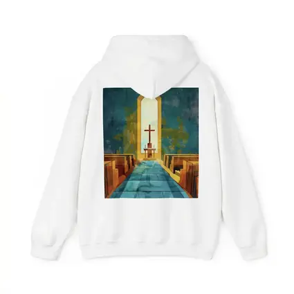 Church Interior Cross Aisle Illustration Art