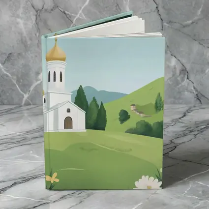 Orthodox Church Golden Domes Green Hills