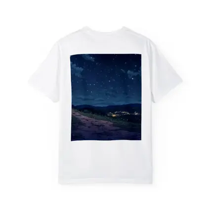 Jesus Cross Anime Night Sky Hill
