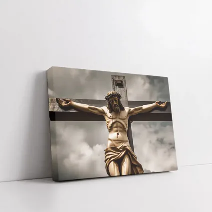 Jesus Christ Crucifixion Cross Dramatic Sky