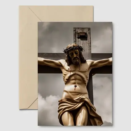Jesus Christ Crucifixion Cross Dramatic Sky