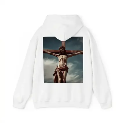 Jesus Christ Crucifixion Statue Dramatic Sky