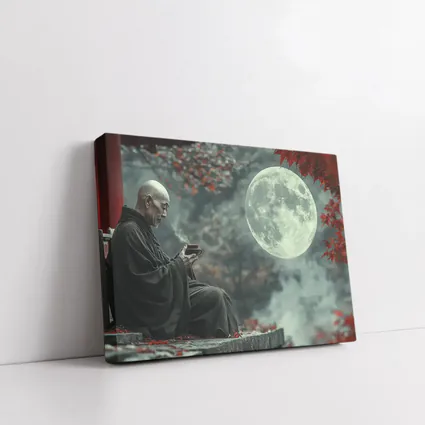 Zen Monk Tea Full Moon Red Maples