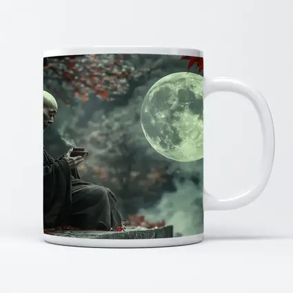 Zen Monk Tea Full Moon Red Maples