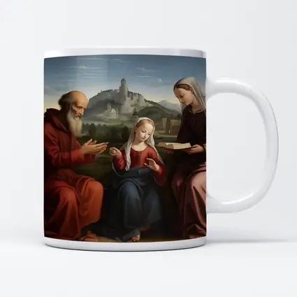 Renaissance Holy Family Classical Landscape Painting