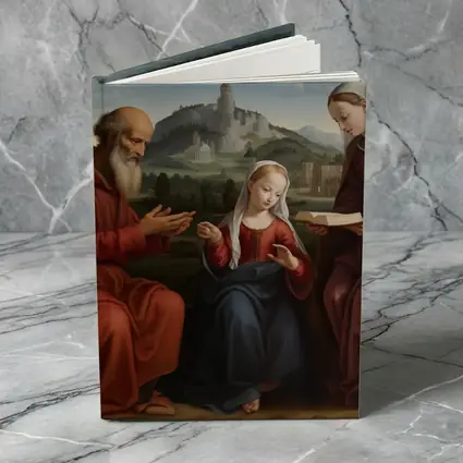 Renaissance Holy Family Classical Landscape Painting