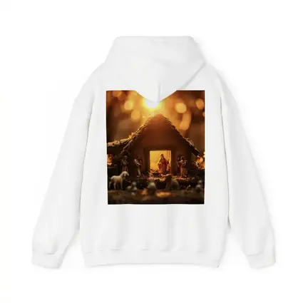 Nativity Scene Manger Warm Golden Light