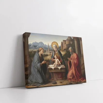 Madonna Child Saints Renaissance Religious Painting