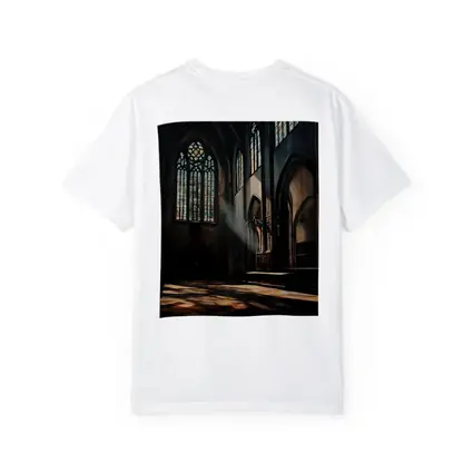 Gothic Cathedral Interior Stained Glass Light