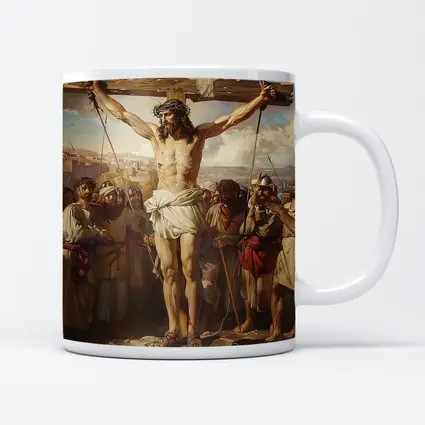 Jesus Christ Crucifixion Classical Oil Painting