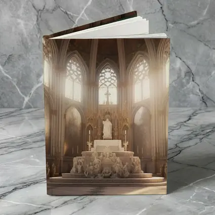 Gothic Cathedral Altar Light Rays Interior