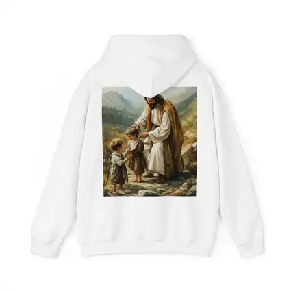 Jesus With Children Mountain Path Oil Painting