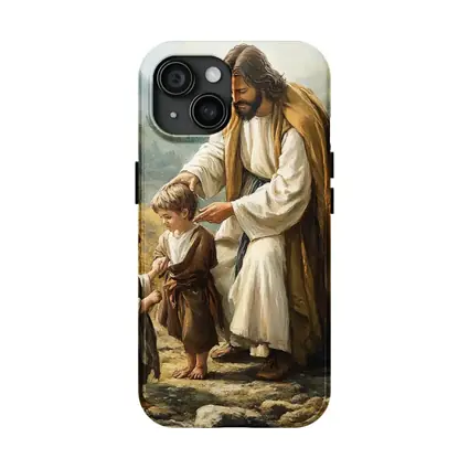 Jesus With Children Mountain Path Oil Painting