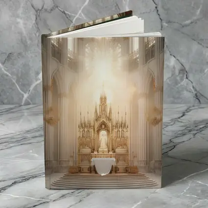 Gothic Cathedral Altar Divine Light Interior