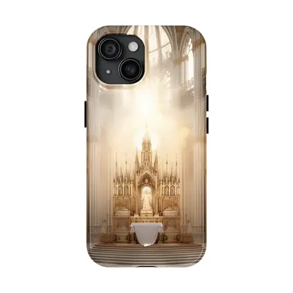 Gothic Cathedral Altar Divine Light Interior