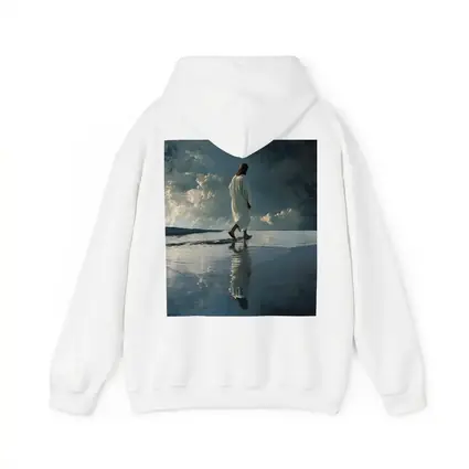 Jesus Walking On Water Dramatic Sky