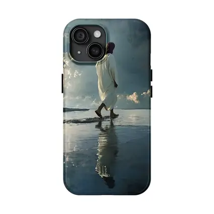 Jesus Walking On Water Dramatic Sky