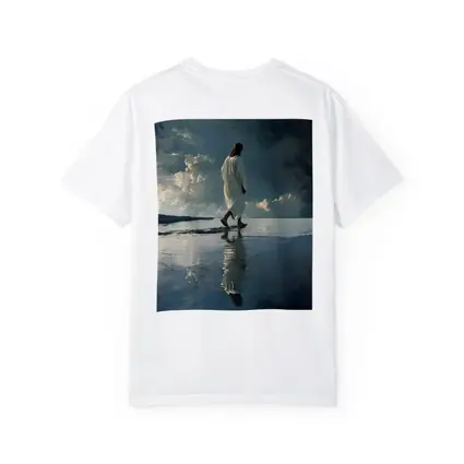 Jesus Walking On Water Dramatic Sky