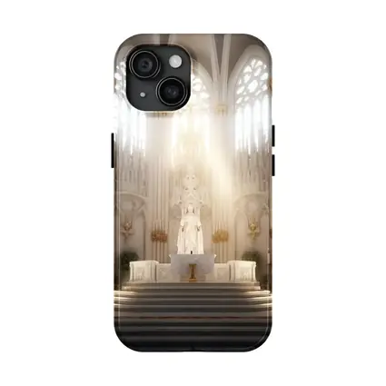 Gothic Cathedral Altar Divine Light Interior