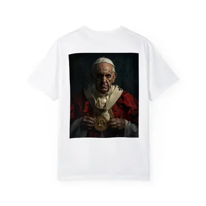 Catholic Pope Portrait Red Ceremonial Robes