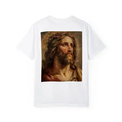 Jesus Christ Crown of Thorns Old Painting