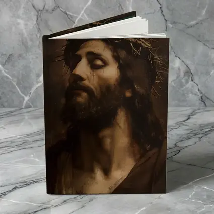 Jesus Crown of Thorns Dark Oil Painting