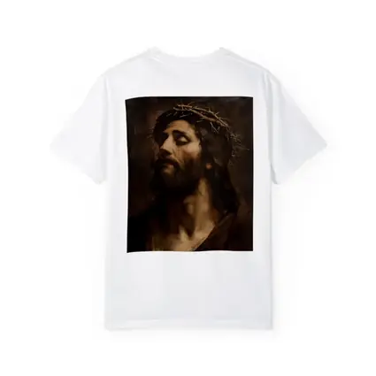 Jesus Crown of Thorns Dark Oil Painting