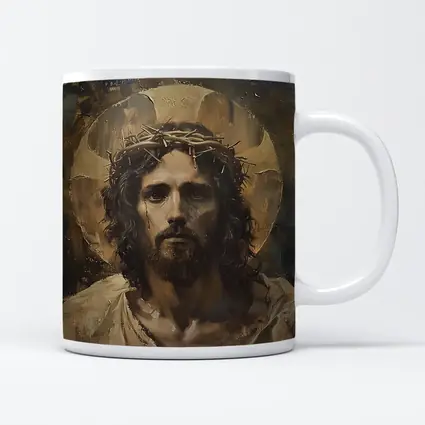 Jesus Crown of Thorns Oil Painting Portrait