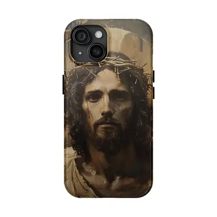 Jesus Crown of Thorns Oil Painting Portrait
